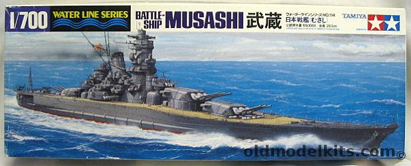 Tamiya 1/700 IJN Musashi Battleship, WLB013-500 plastic model kit